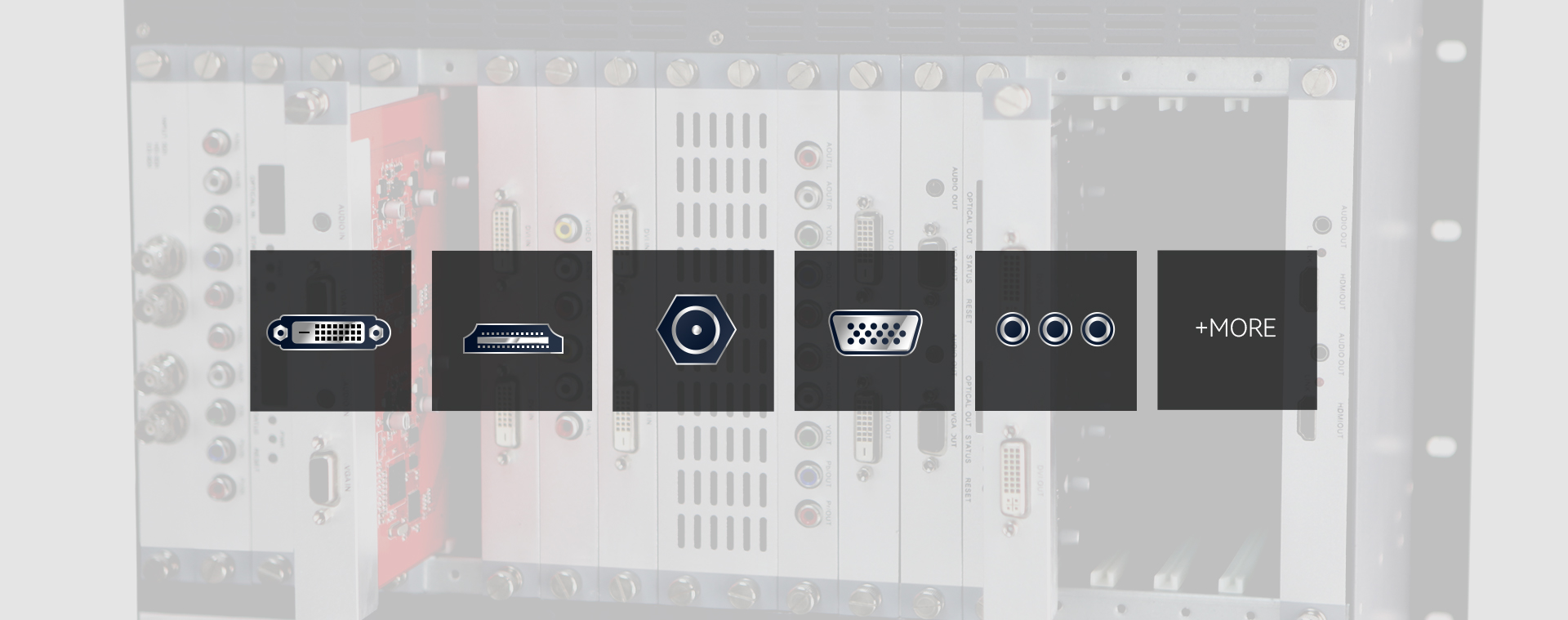 Luces altas de mezcla de interruptores de matriz de pared de vídeo