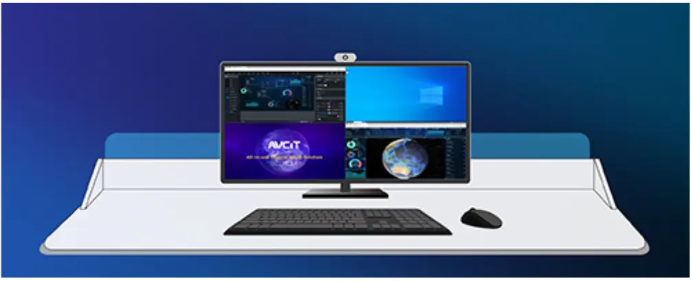 Aspectos destacados del receptor KVM 4K60 Quad-view